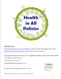 Health in all policies